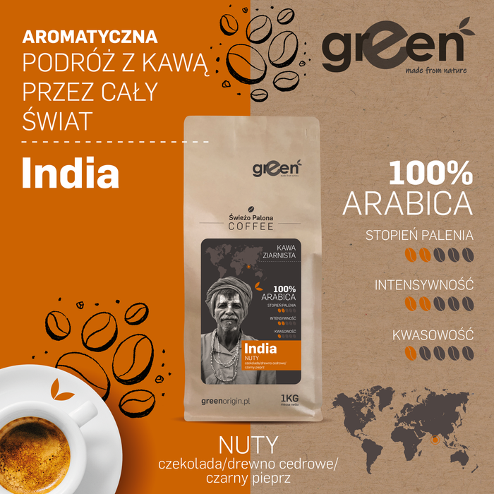 INDIA Roasted coffee